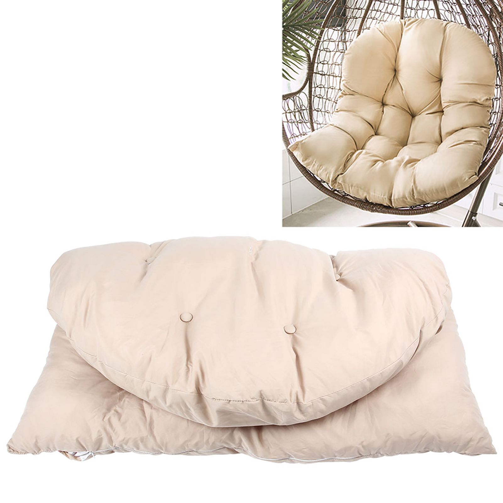 Swing Hanging Basket Seat Cushion Thickened Hanging Chair Hammock Pad Outdoor view 9