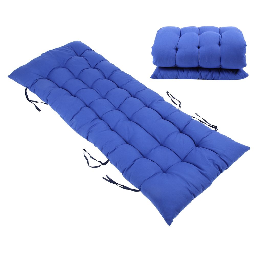 Long Cushion Mat for Recliner Rocking Rattan Chair Folding Garden Lounge Seat view 3