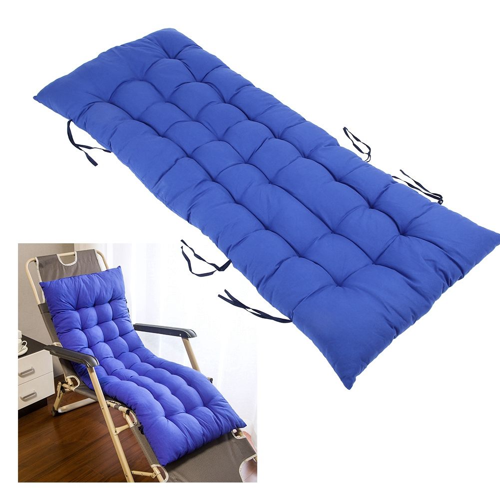 Long Cushion Mat for Recliner Rocking Rattan Chair Folding Garden Lounge Seat view 9