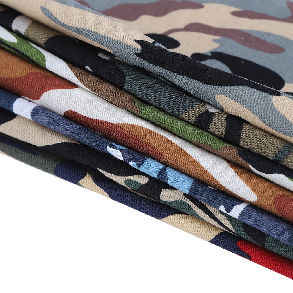 7Pcs 48x48cm Camouflage Print Fabric Cotton Cloth for DIY Craft Sewing view 11