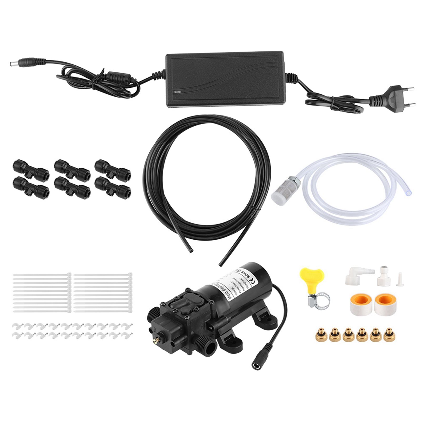 6‑Nozzle 6m Electric Low Pressure Misting Cooling System for Outdoor Garden view 2