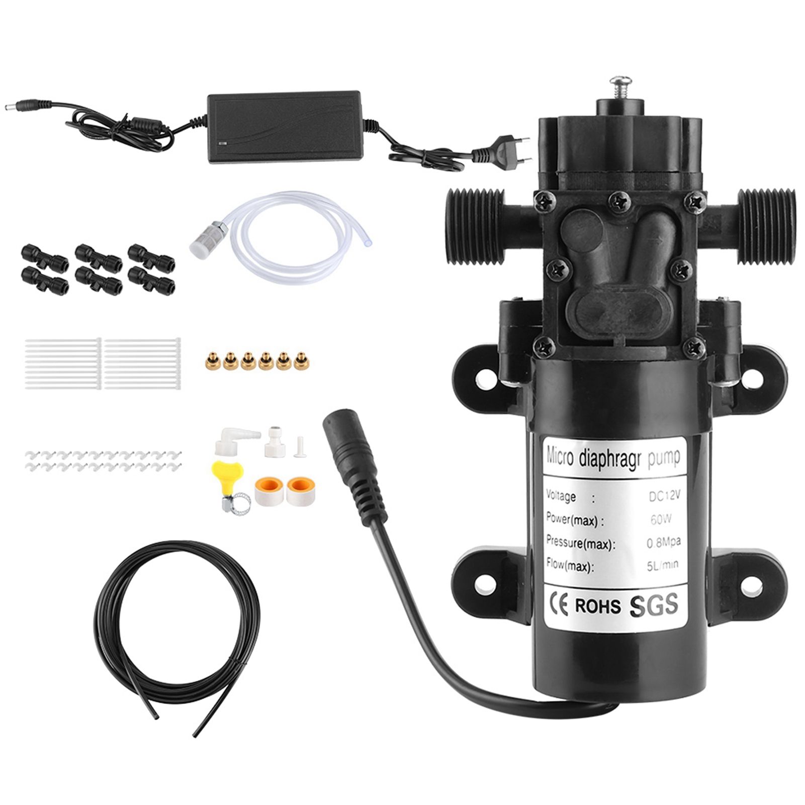 6‑Nozzle 6m Electric Low Pressure Misting Cooling System for Outdoor Garden view 3