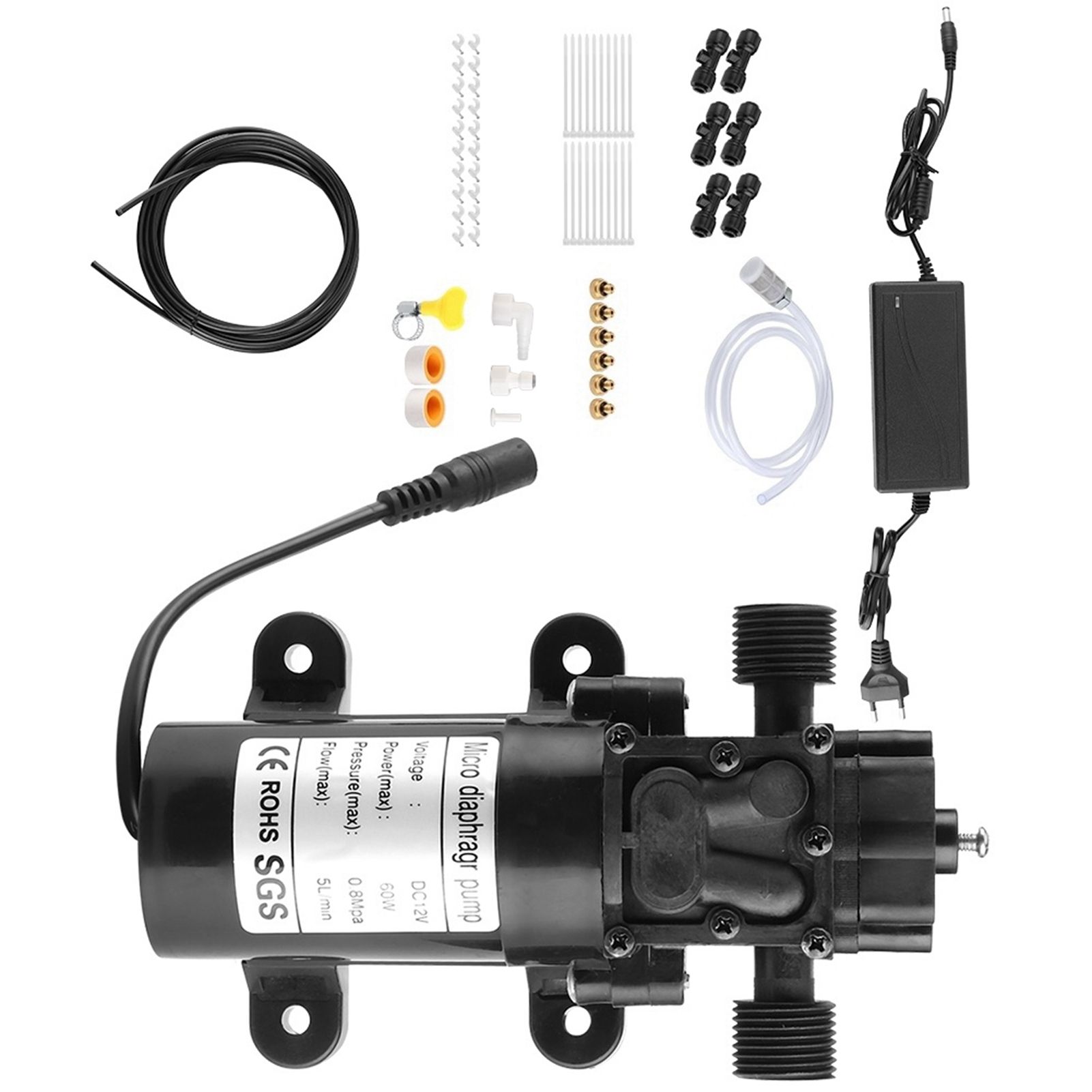 6‑Nozzle 6m Electric Low Pressure Misting Cooling System for Outdoor Garden view 4
