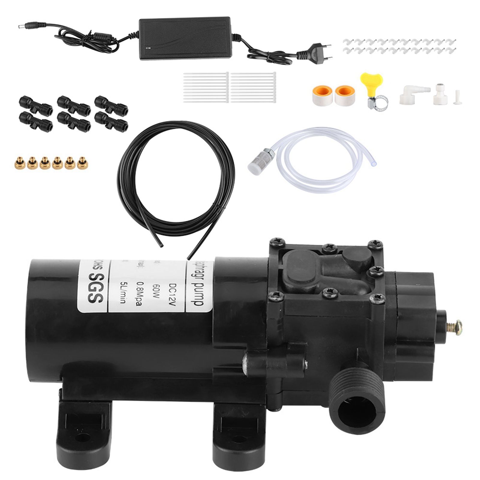 6‑Nozzle 6m Electric Low Pressure Misting Cooling System for Outdoor Garden view 5