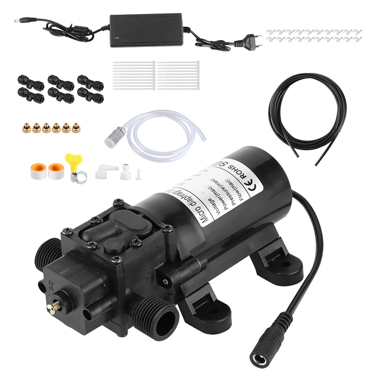 6‑Nozzle 6m Electric Low Pressure Misting Cooling System for Outdoor Garden view 6