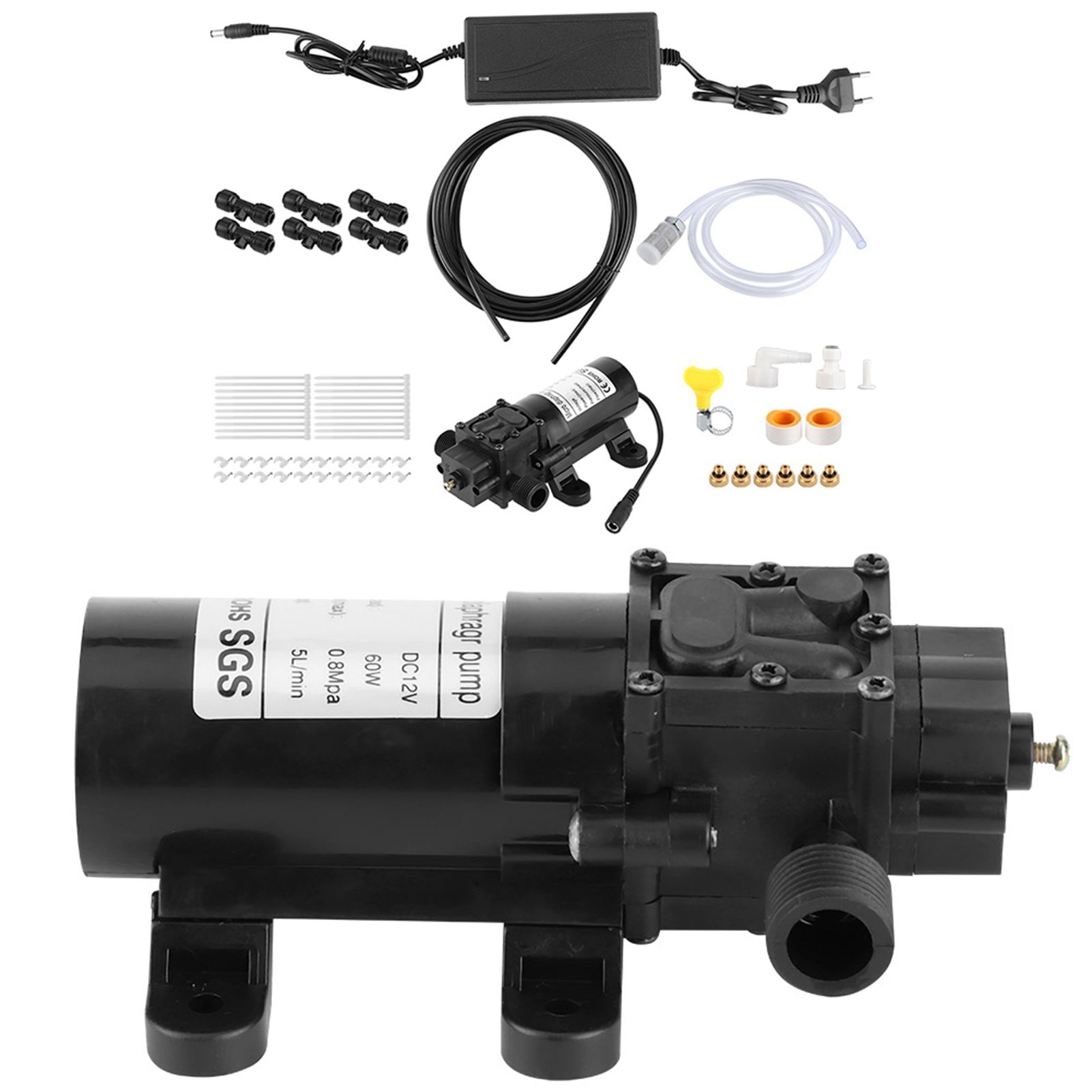 6‑Nozzle 6m Electric Low Pressure Misting Cooling System for Outdoor Garden view 7