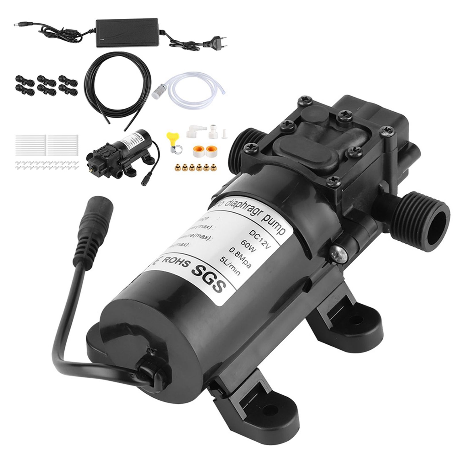 6‑Nozzle 6m Electric Low Pressure Misting Cooling System for Outdoor Garden view 8