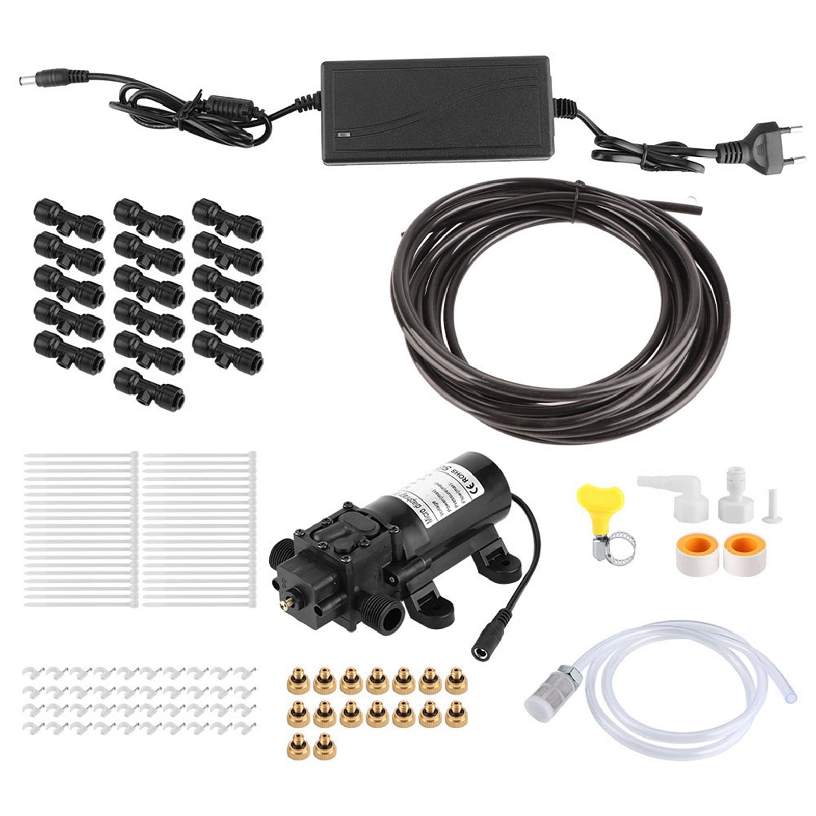 16‑Nozzle 12m Household Electric Low Pressure Spraying Cooling System for view 2