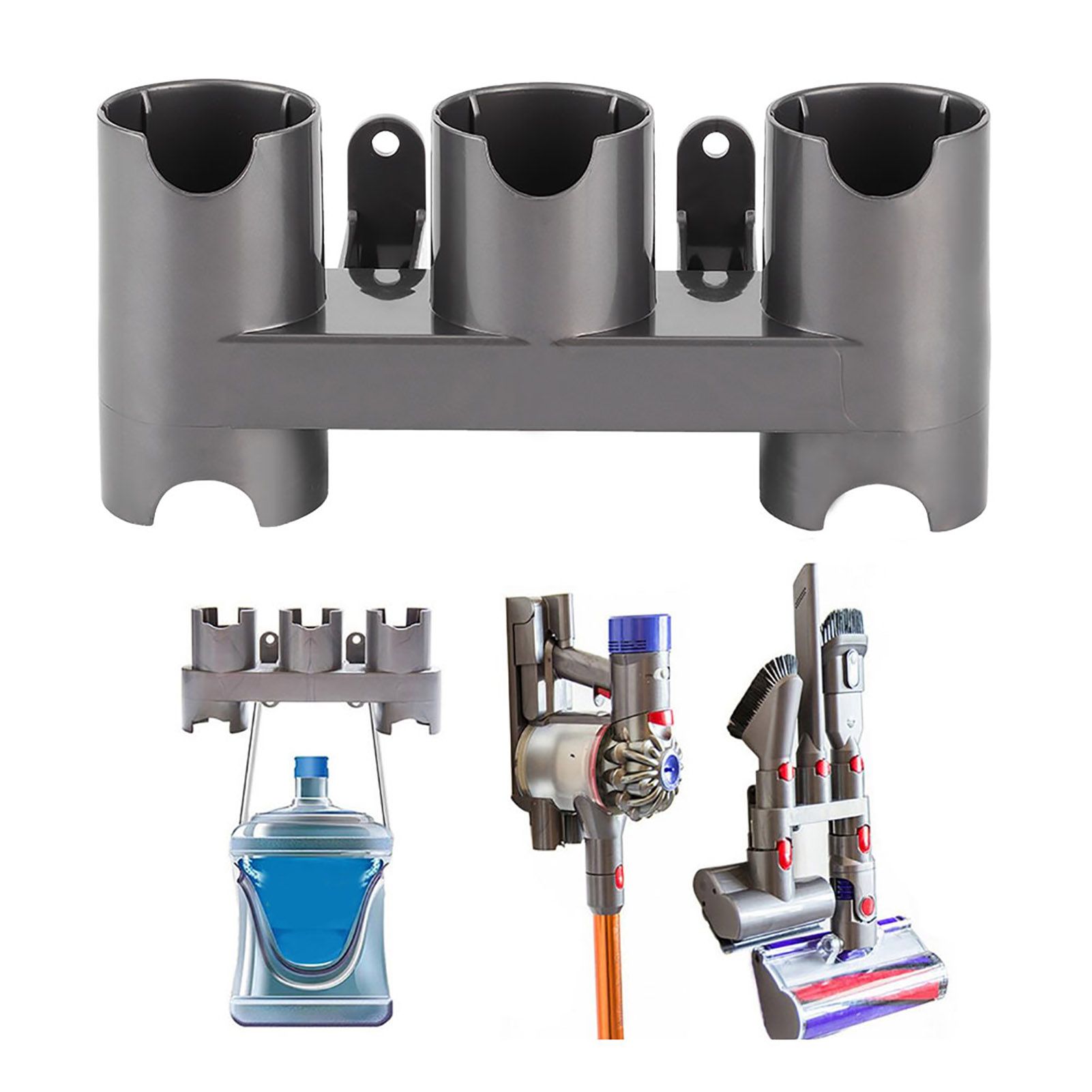 Kitchen Bathroom Wall‑Mounted Brush Mop Storage Rack for V7/V8/V10 Vacuum Cleaner view 9