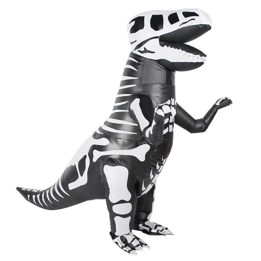 Adults Kid Dinosaur Inflatable Costume for Halloween Festivals Party Bars view 3