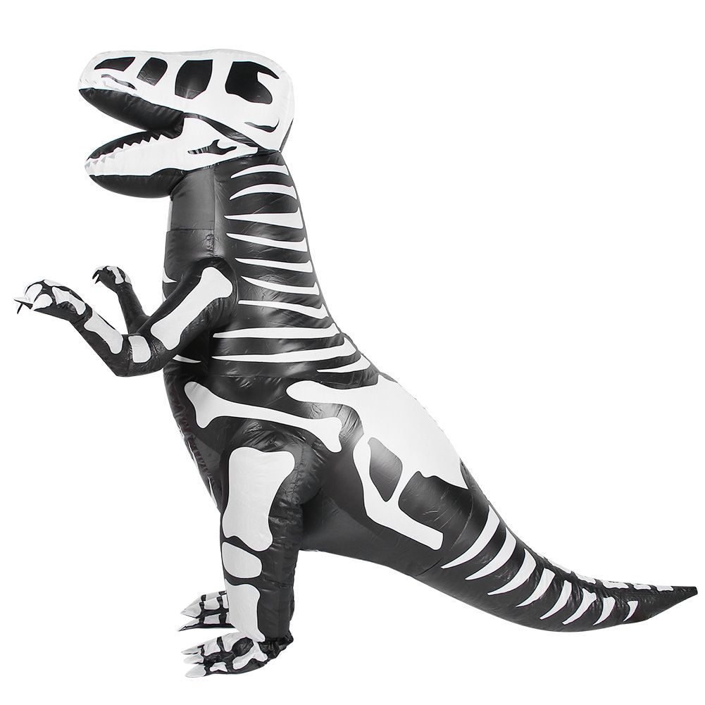 Adults Kid Dinosaur Inflatable Costume for Halloween Festivals Party Bars view 6