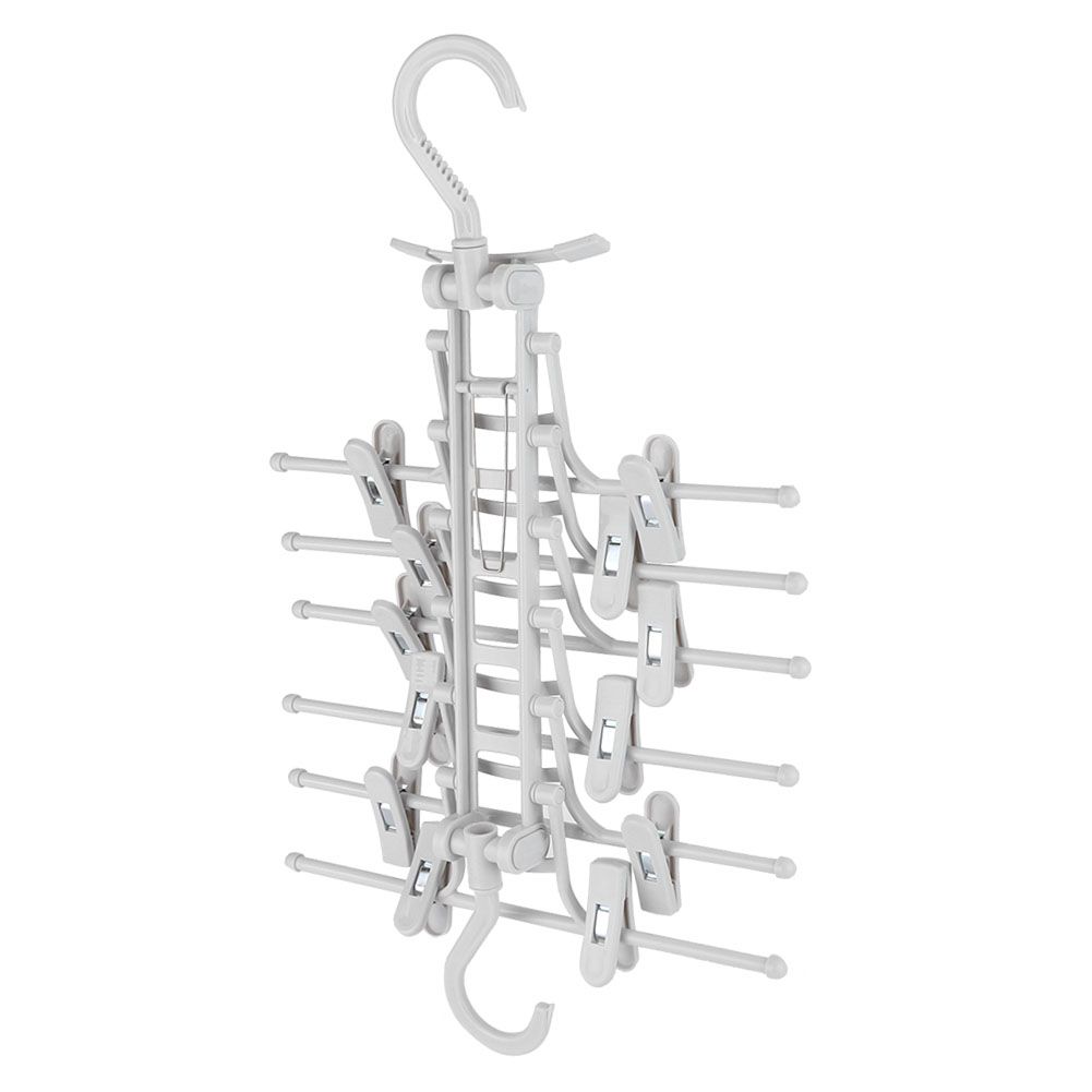 Portable Folding Hanger Clothes Drying Rack Organizer for Household Clothes