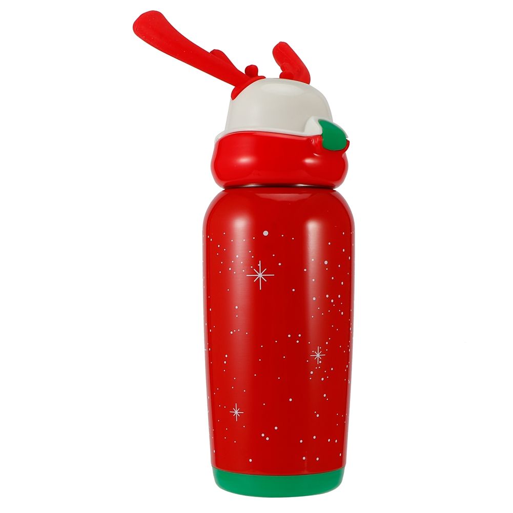 Portable Cute Stainless Steel Thermal Insulation Water Bottle with Straw for view 5