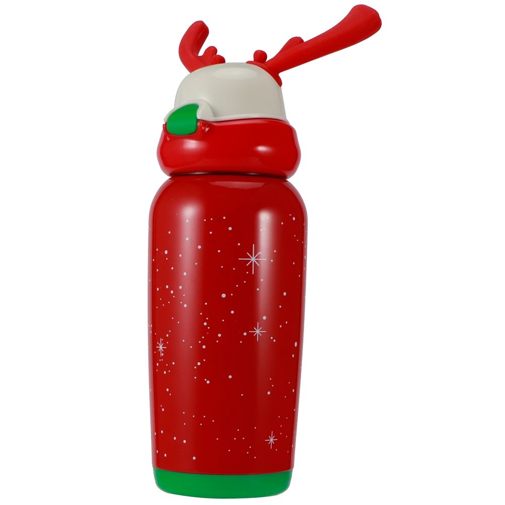 Portable Cute Stainless Steel Thermal Insulation Water Bottle with Straw for view 6