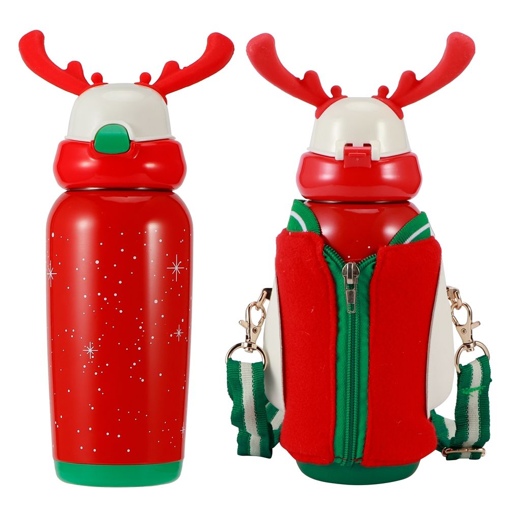 Portable Cute Stainless Steel Thermal Insulation Water Bottle with Straw for view 7