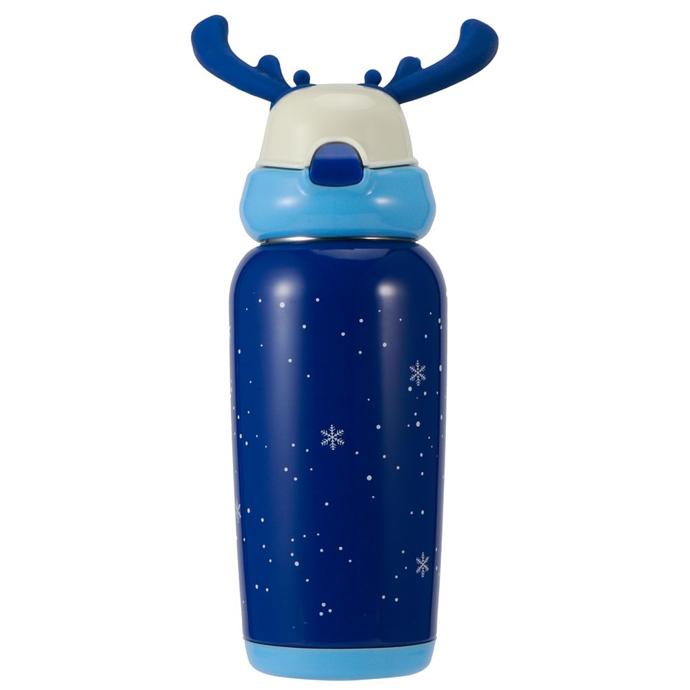 Portable Cute Stainless Steel Thermal Insulation Water Bottle with Straw for