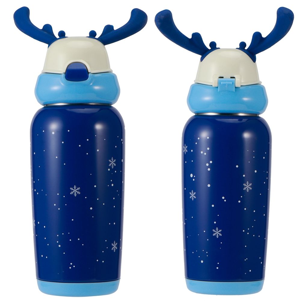 Portable Cute Stainless Steel Thermal Insulation Water Bottle with Straw for view 4