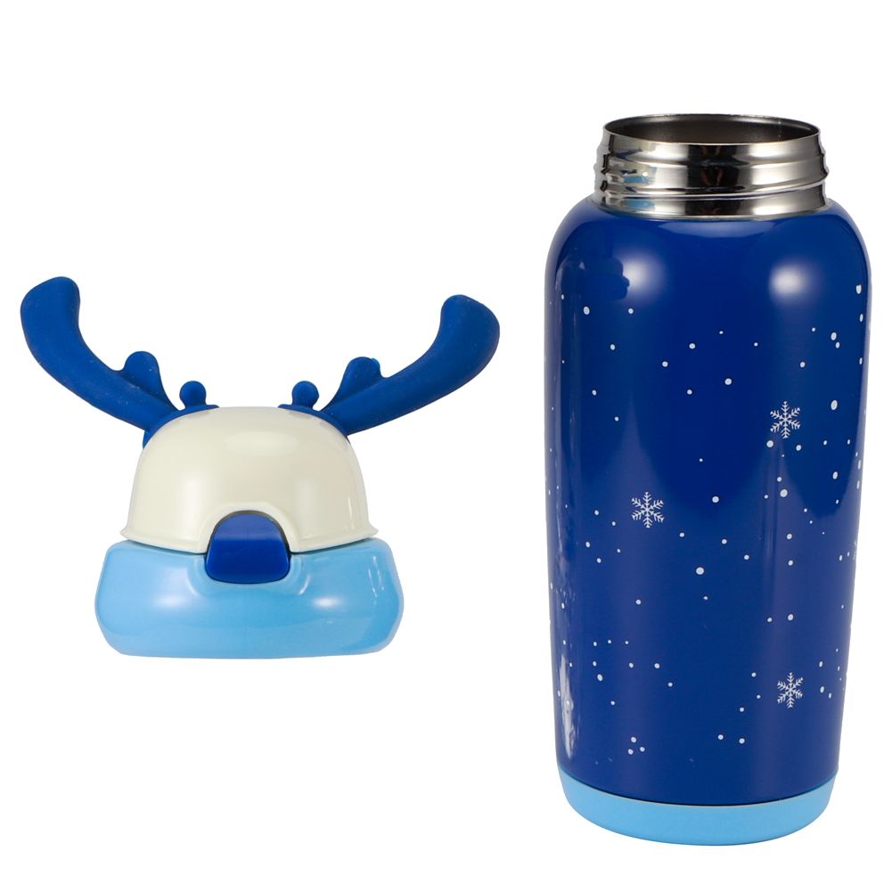 Portable Cute Stainless Steel Thermal Insulation Water Bottle with Straw for view 6