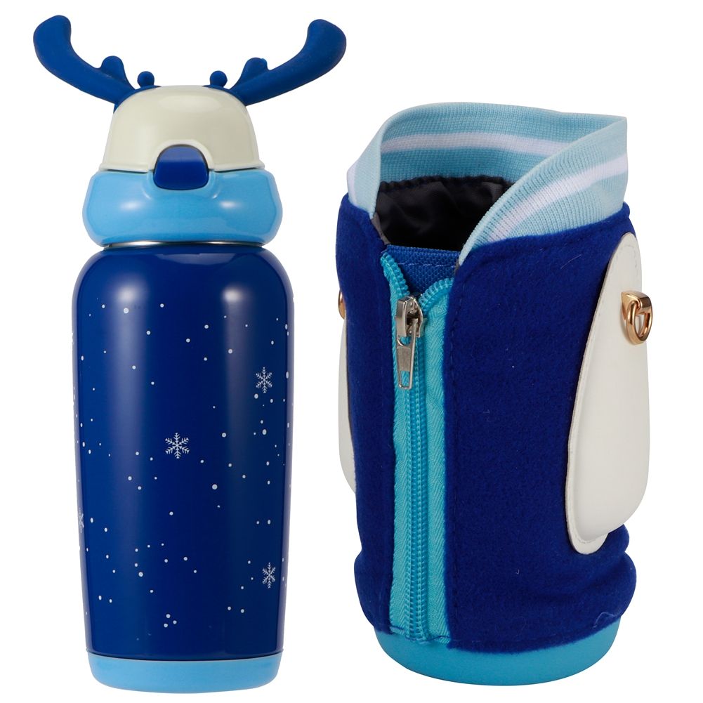 Portable Cute Stainless Steel Thermal Insulation Water Bottle with Straw for view 8