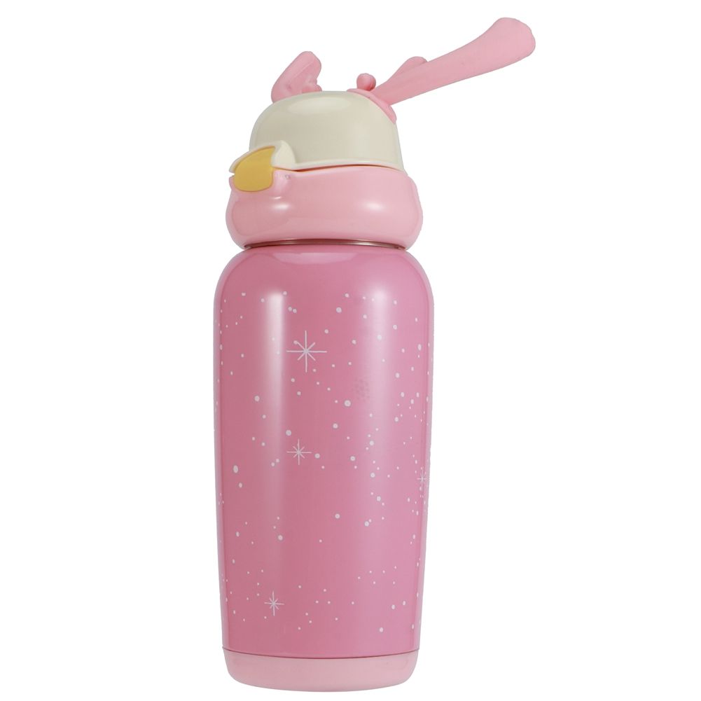 Portable Cute Stainless Steel Thermal Insulation Water Bottle with Straw for view 6
