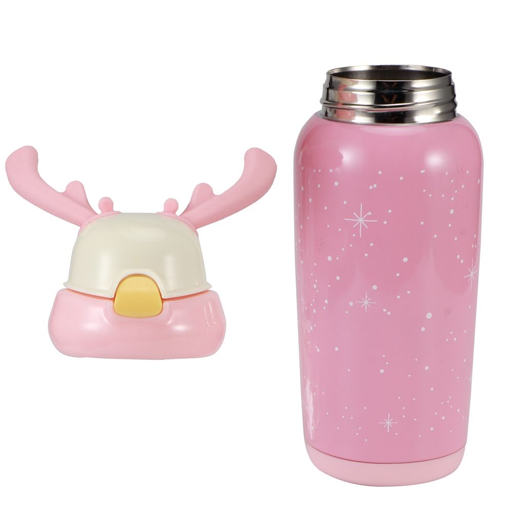 Portable Cute Stainless Steel Thermal Insulation Water Bottle with Straw for view 8