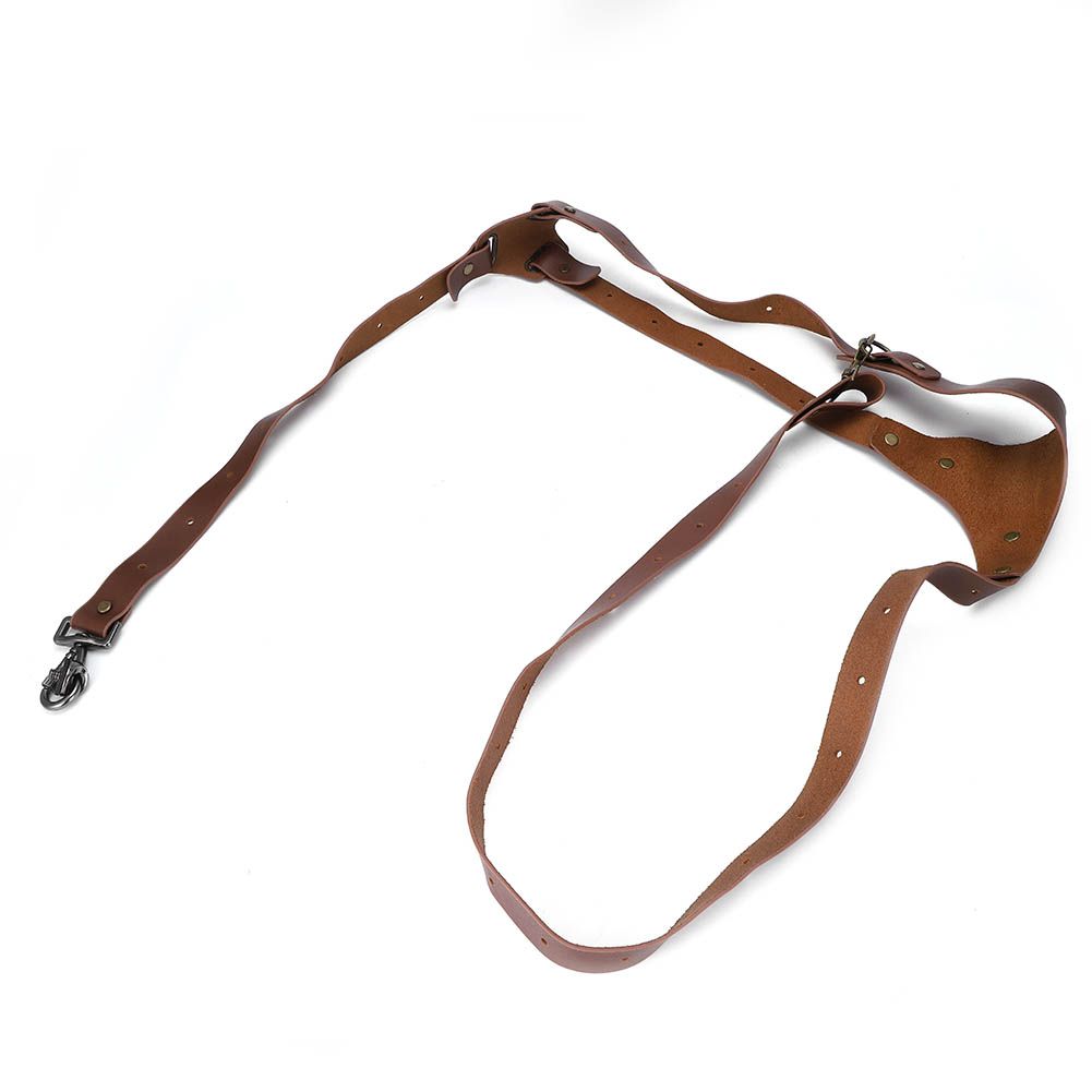 Leather Camera Shoulder Strap Universal Adjustable Shoulder Harness for DSLR