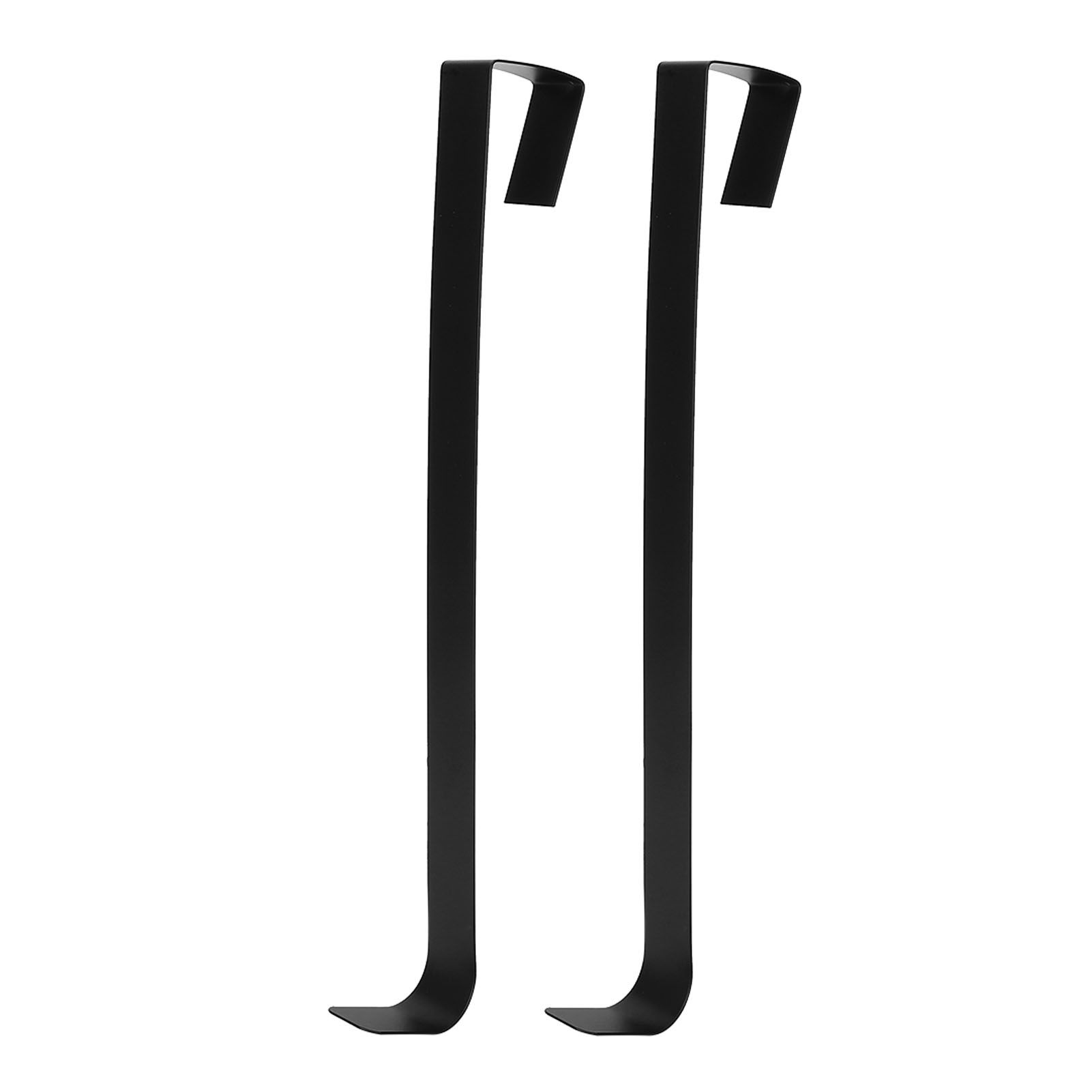 2Pcs Wrought Iron Innovative Christmas Garland Wreath Hanger Door Hook view 5
