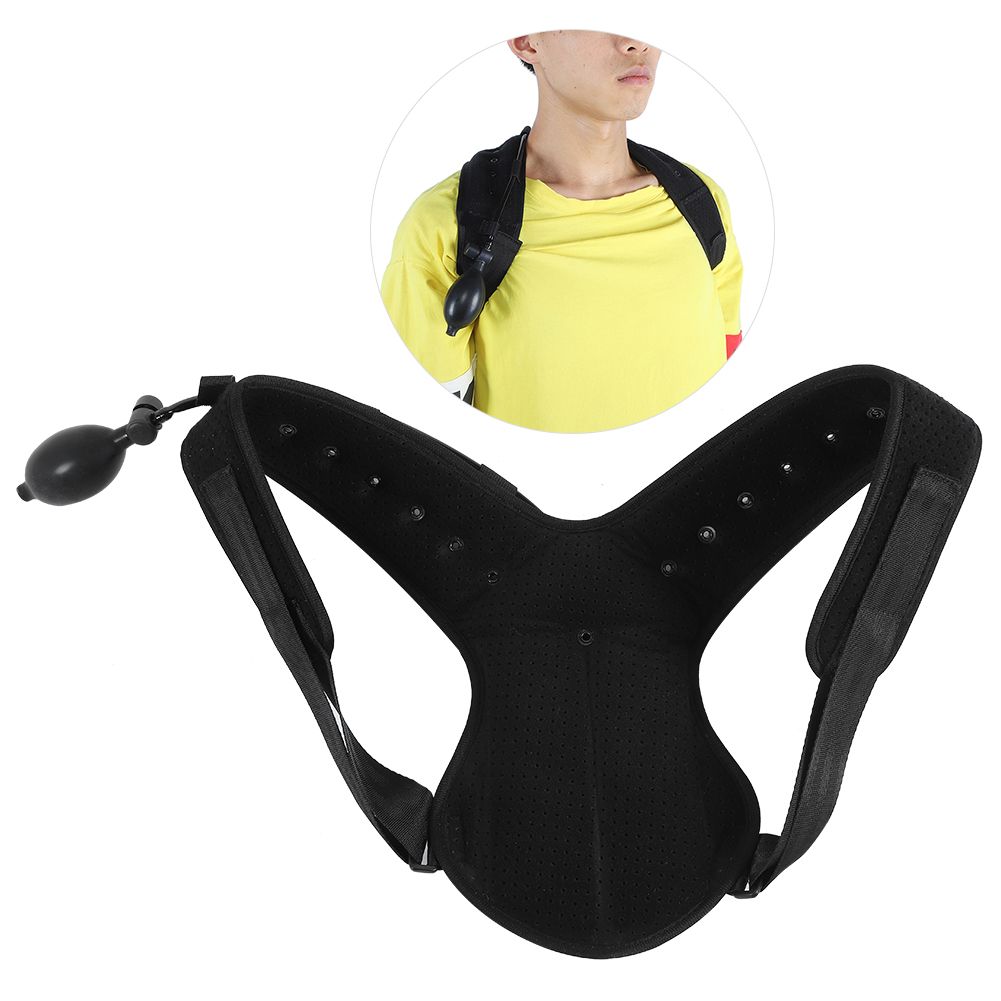 Posture Corrector Breathable Back Support Adjustable Unisex Shoulder Brace view 3
