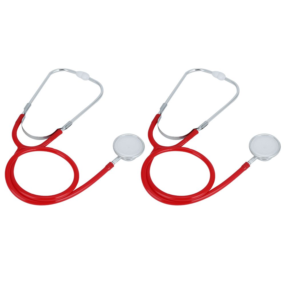2 Set Dual Head Stethoscope for Doctor Nurse Veterinarian Student Health Care