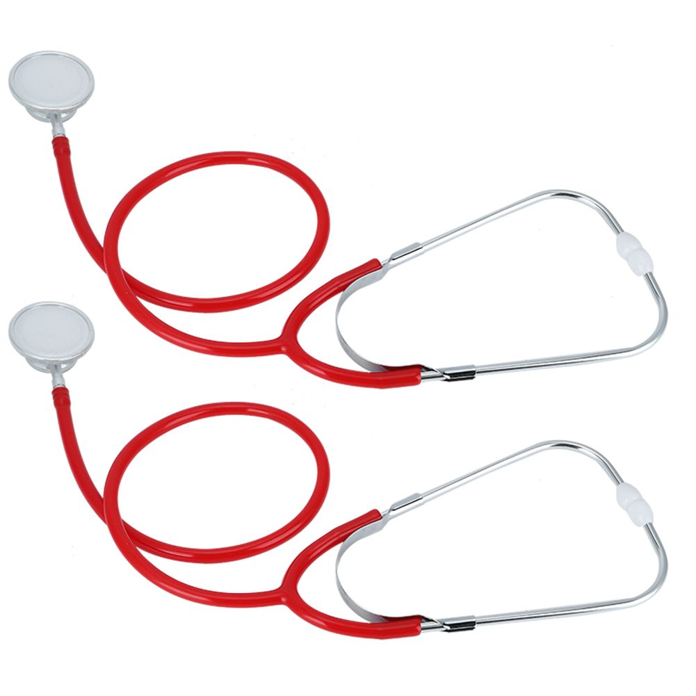 2 Set Dual Head Stethoscope for Doctor Nurse Veterinarian Student Health Care view 2