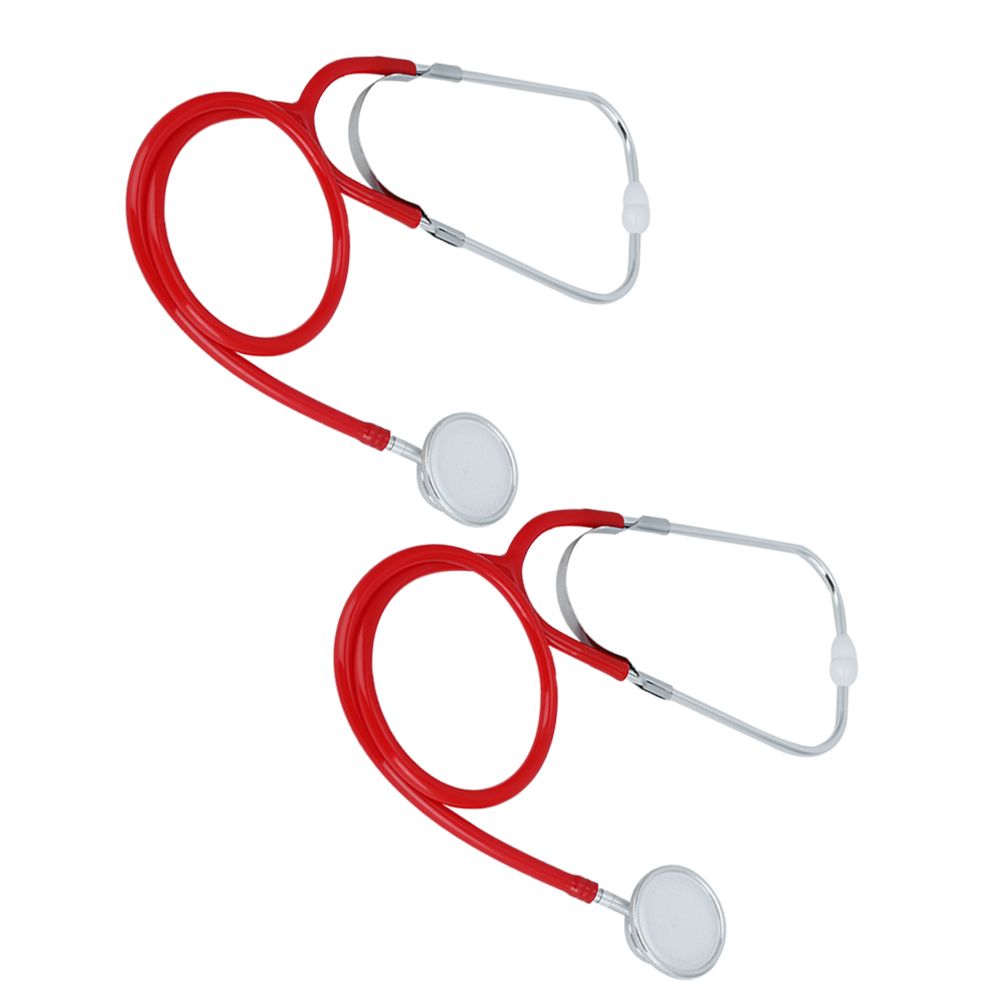 2 Set Dual Head Stethoscope for Doctor Nurse Veterinarian Student Health Care view 3