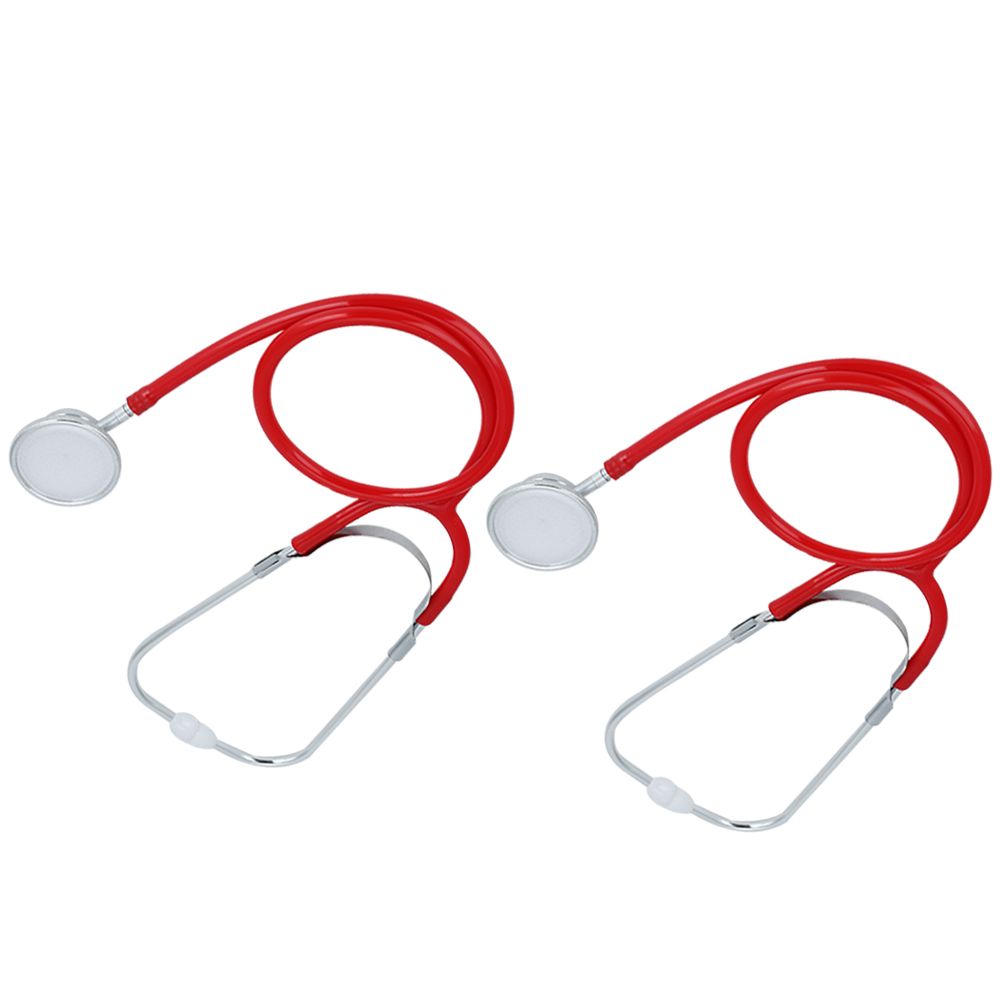 2 Set Dual Head Stethoscope for Doctor Nurse Veterinarian Student Health Care view 4