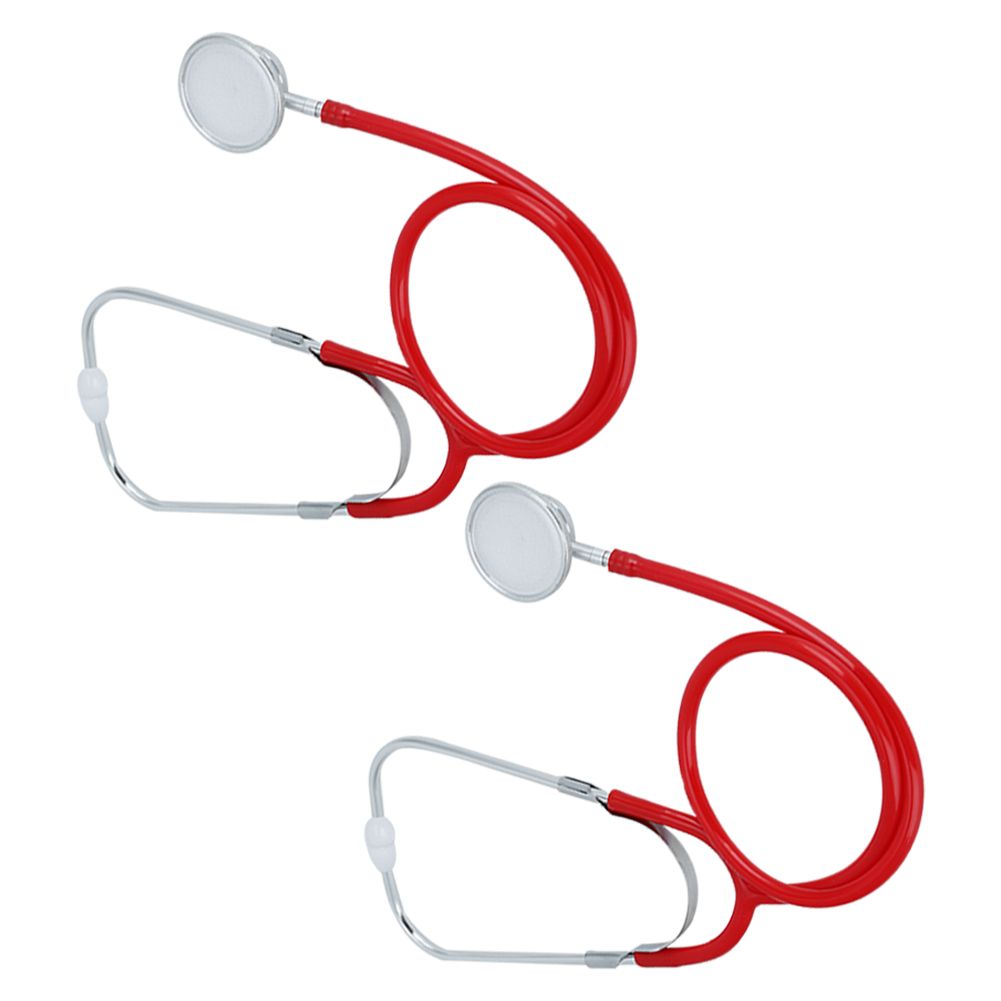 2 Set Dual Head Stethoscope for Doctor Nurse Veterinarian Student Health Care view 5