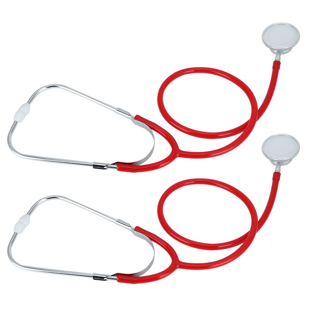 2 Set Dual Head Stethoscope for Doctor Nurse Veterinarian Student Health Care view 8