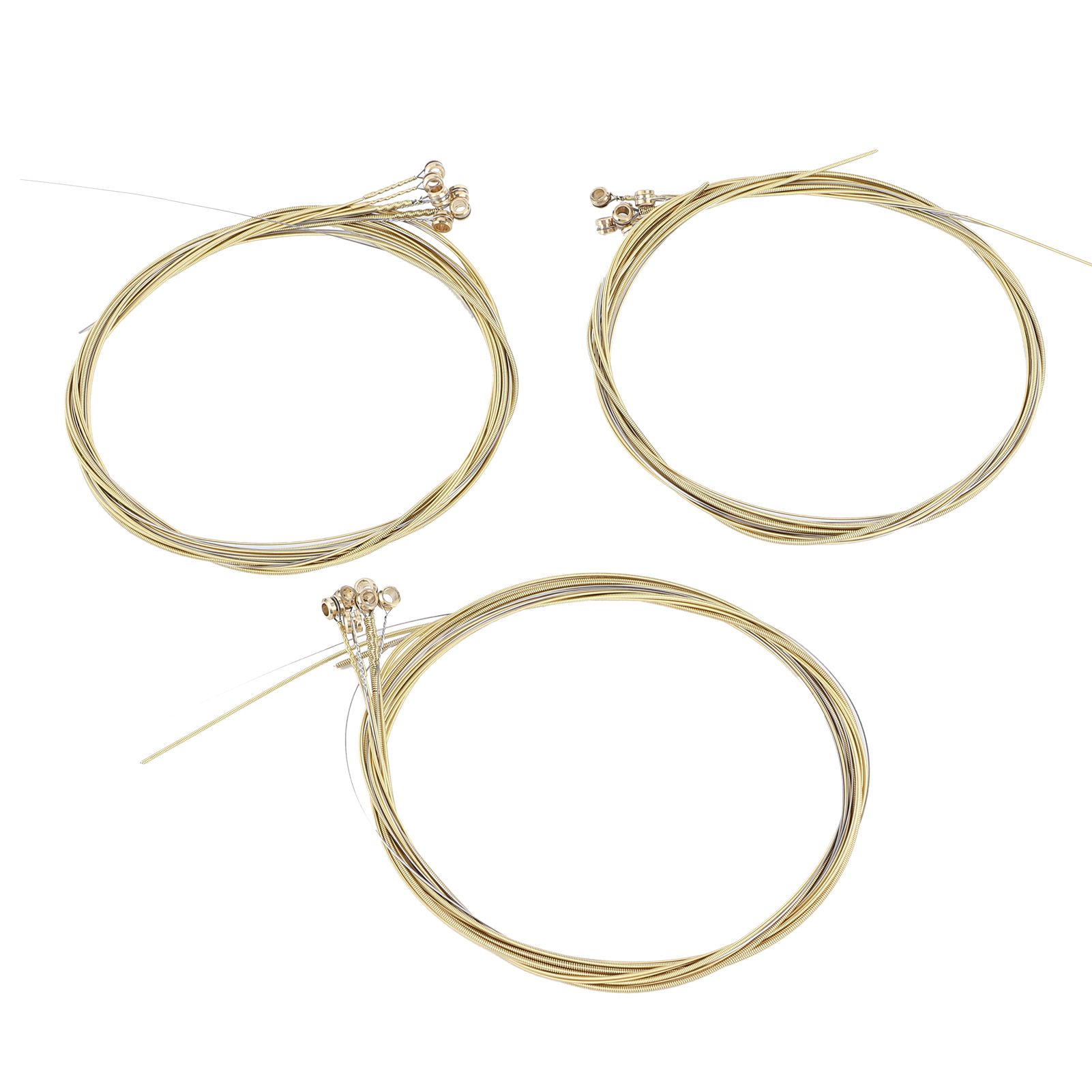 3Set Universal Steel Acoustic Folk Guitar Strings Replacement Musical view 2