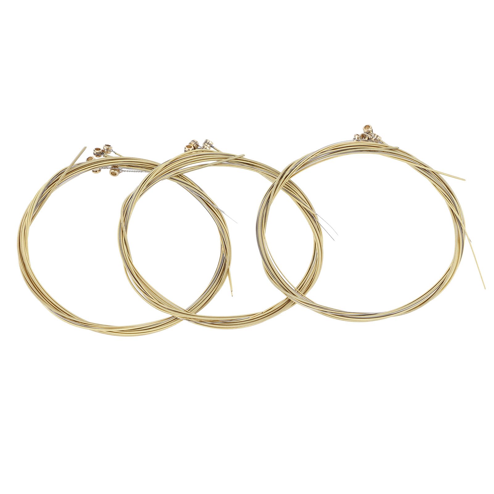 3Set Universal Steel Acoustic Folk Guitar Strings Replacement Musical view 3