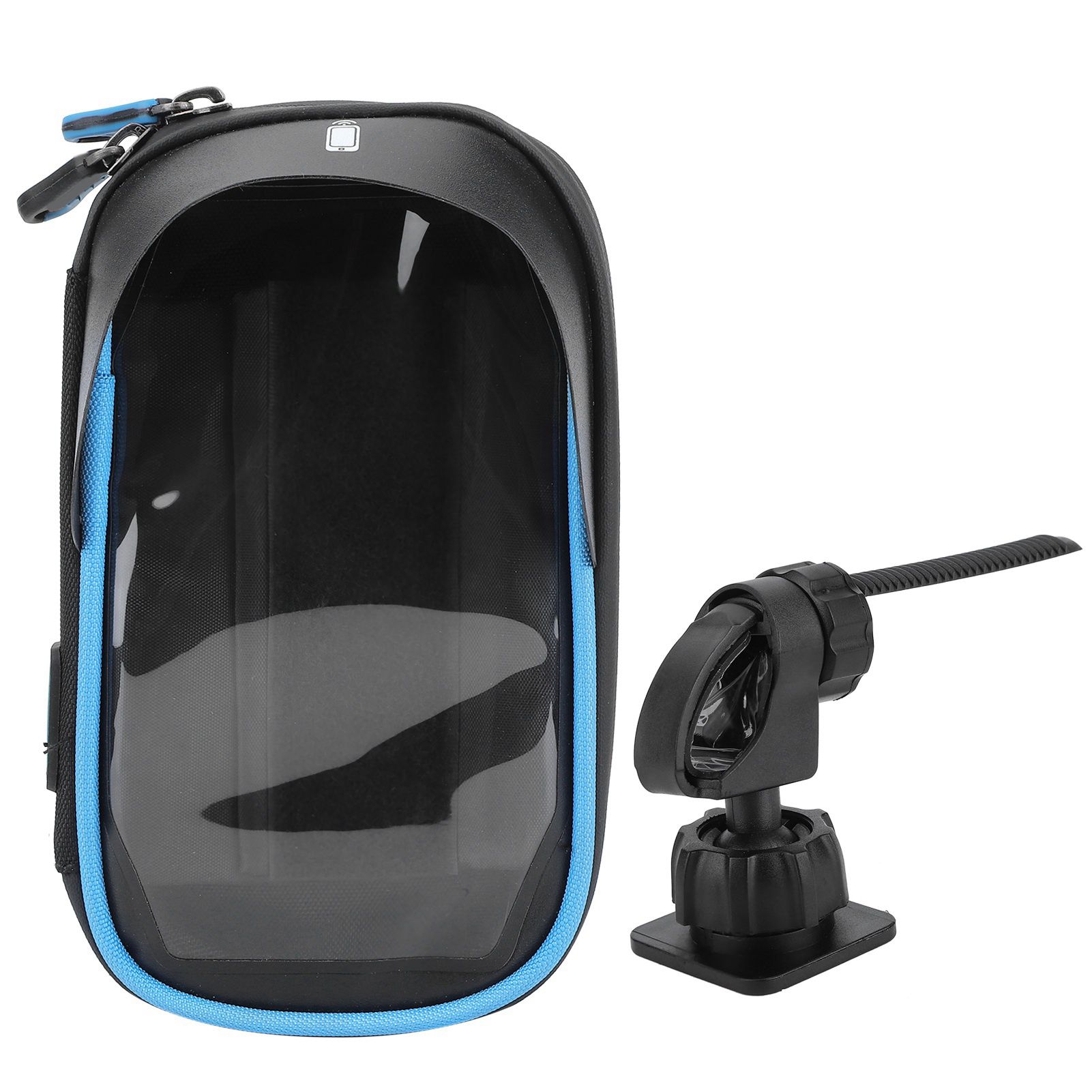 Universal Waterproof Bicycle Front Frame Phone Holder Stand Bag Bike Cycling view 2
