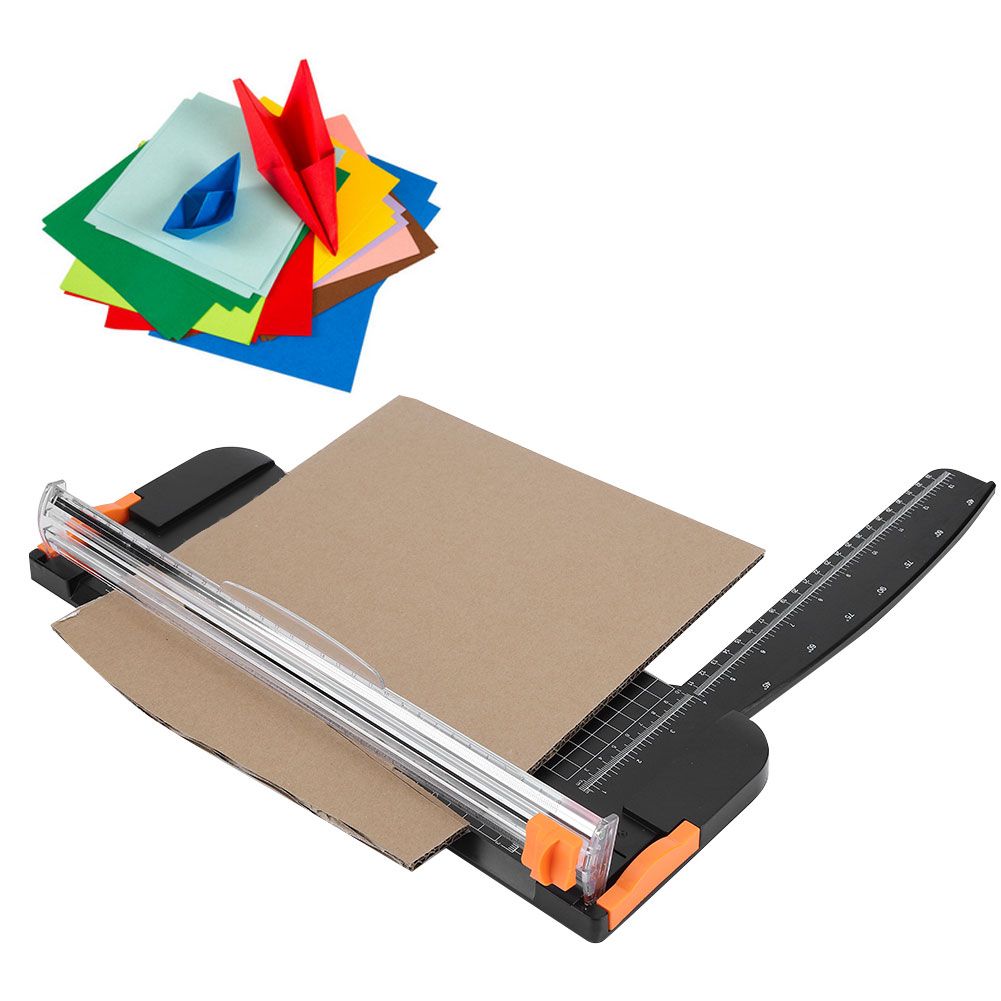 Portable Sliding Paper Knife Trimmer Cutting Machine Photo Label Cutter Office view 9