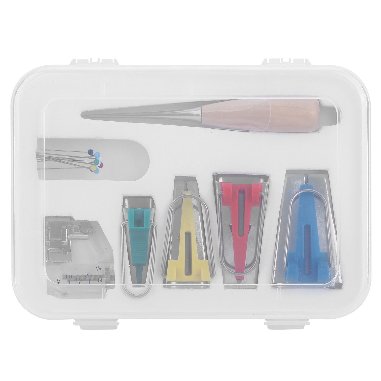 Multifunction Fabric Bias Tape Maker Set DIY Splicing Sewing Quilting Binding view 2