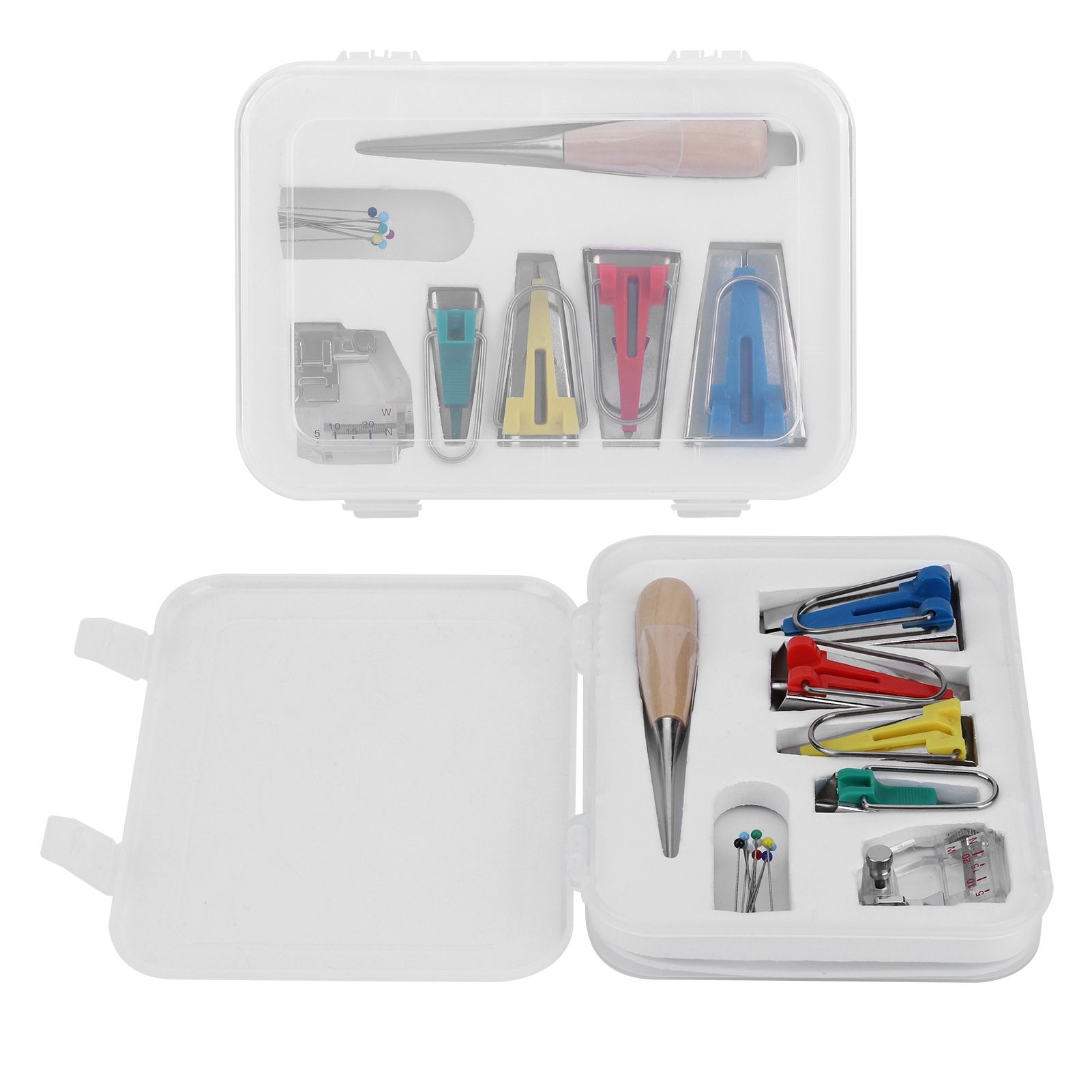 Multifunction Fabric Bias Tape Maker Set DIY Splicing Sewing Quilting Binding view 6