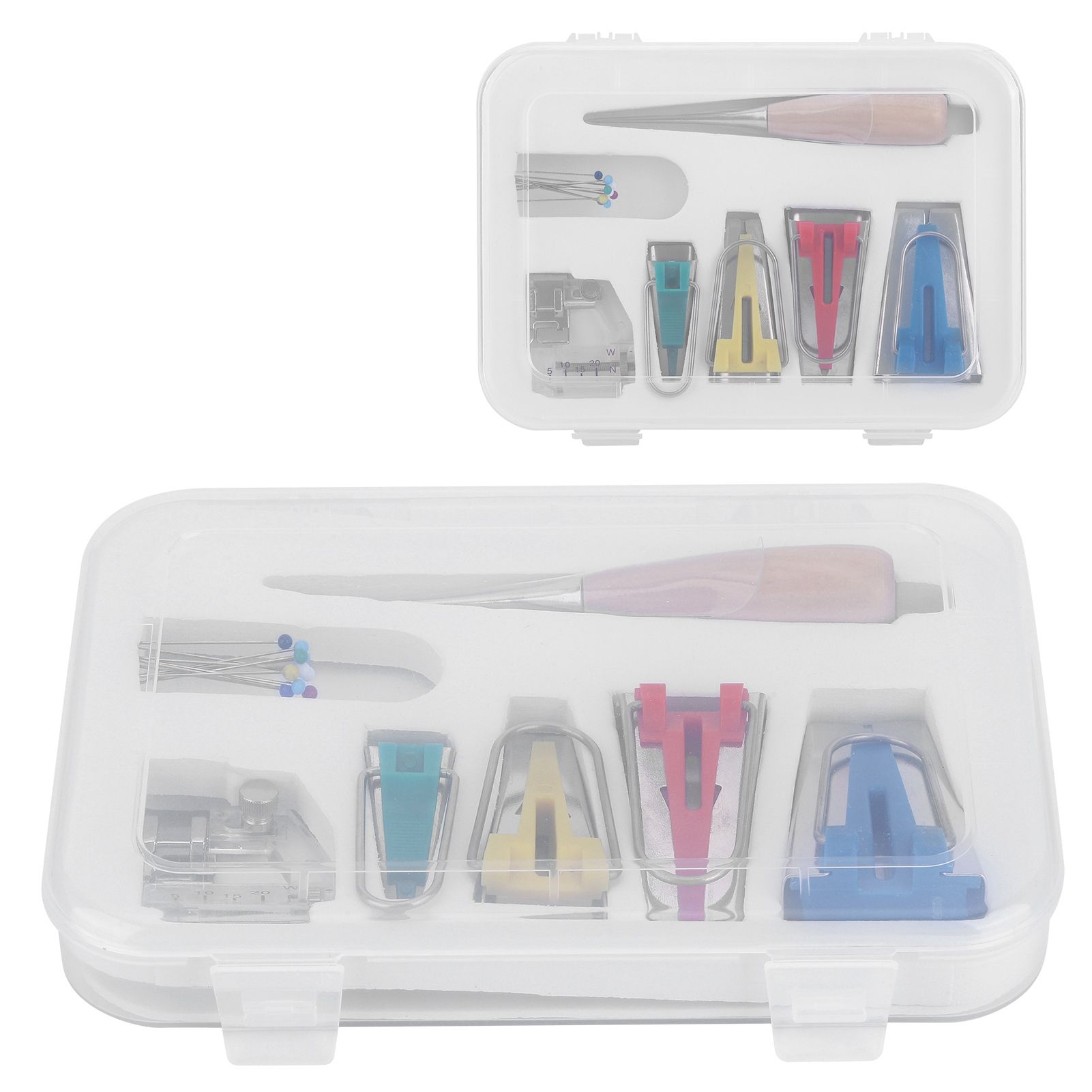 Multifunction Fabric Bias Tape Maker Set DIY Splicing Sewing Quilting Binding view 8