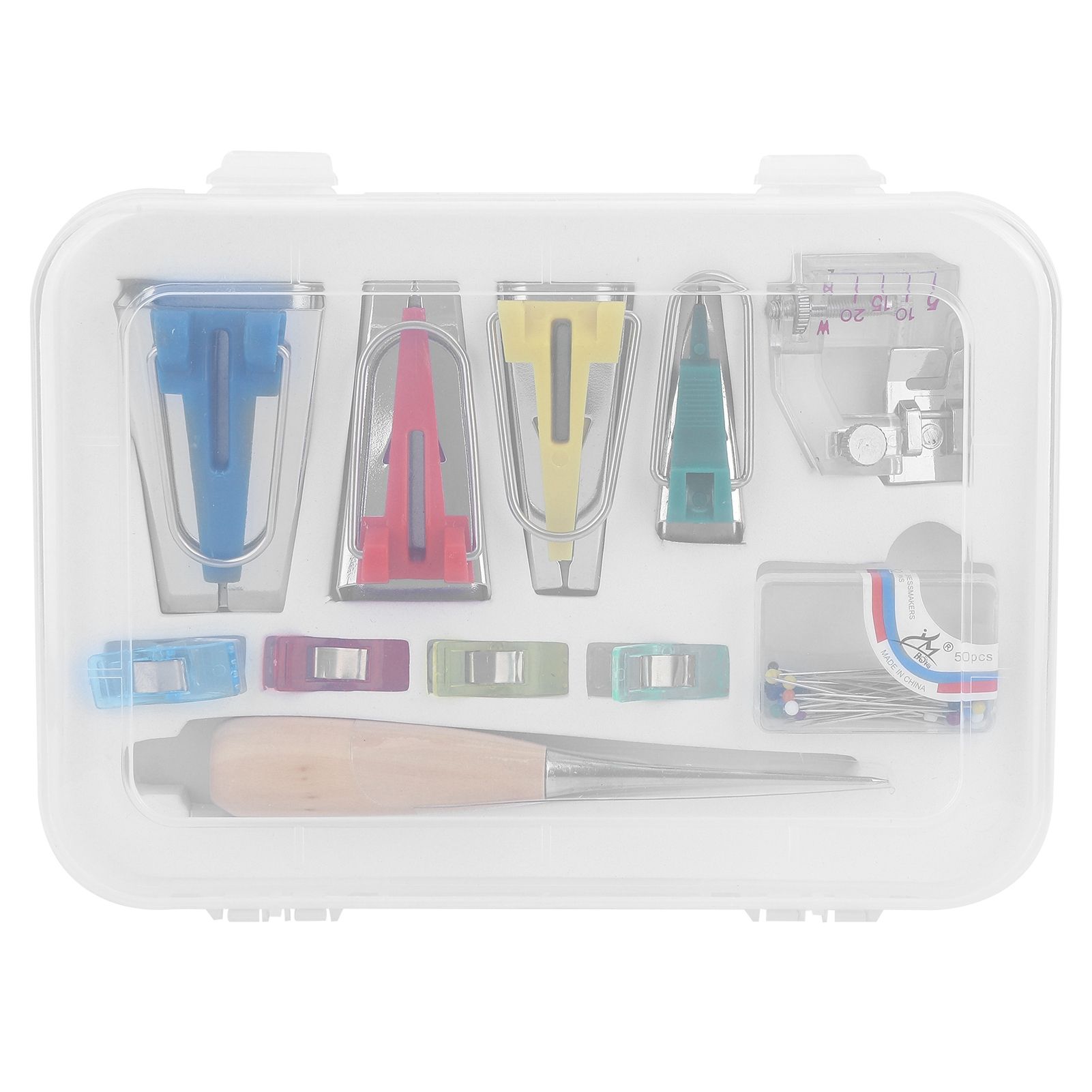 Multifunction Fabric Bias Tape Maker Set DIY Splicing Sewing Quilting Binding view 2
