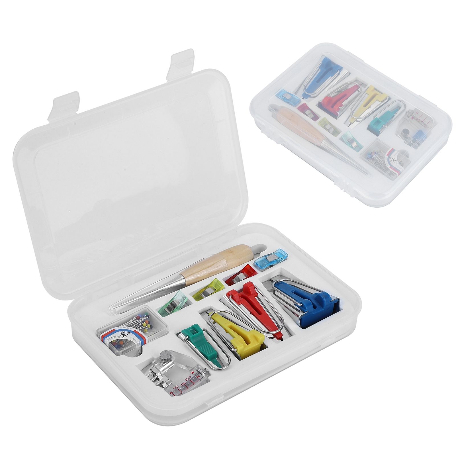 Multifunction Fabric Bias Tape Maker Set DIY Splicing Sewing Quilting Binding view 6