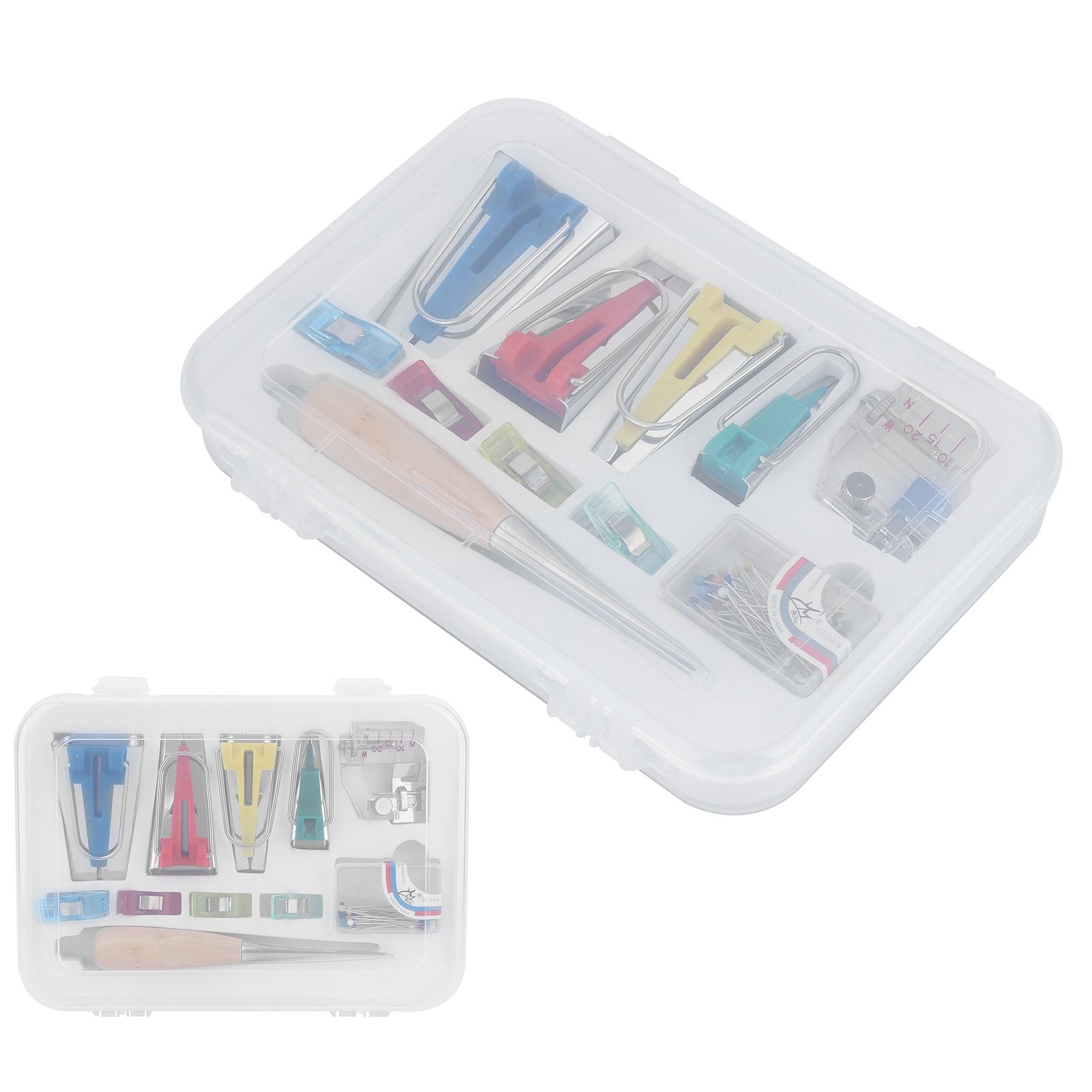 Multifunction Fabric Bias Tape Maker Set DIY Splicing Sewing Quilting Binding view 7