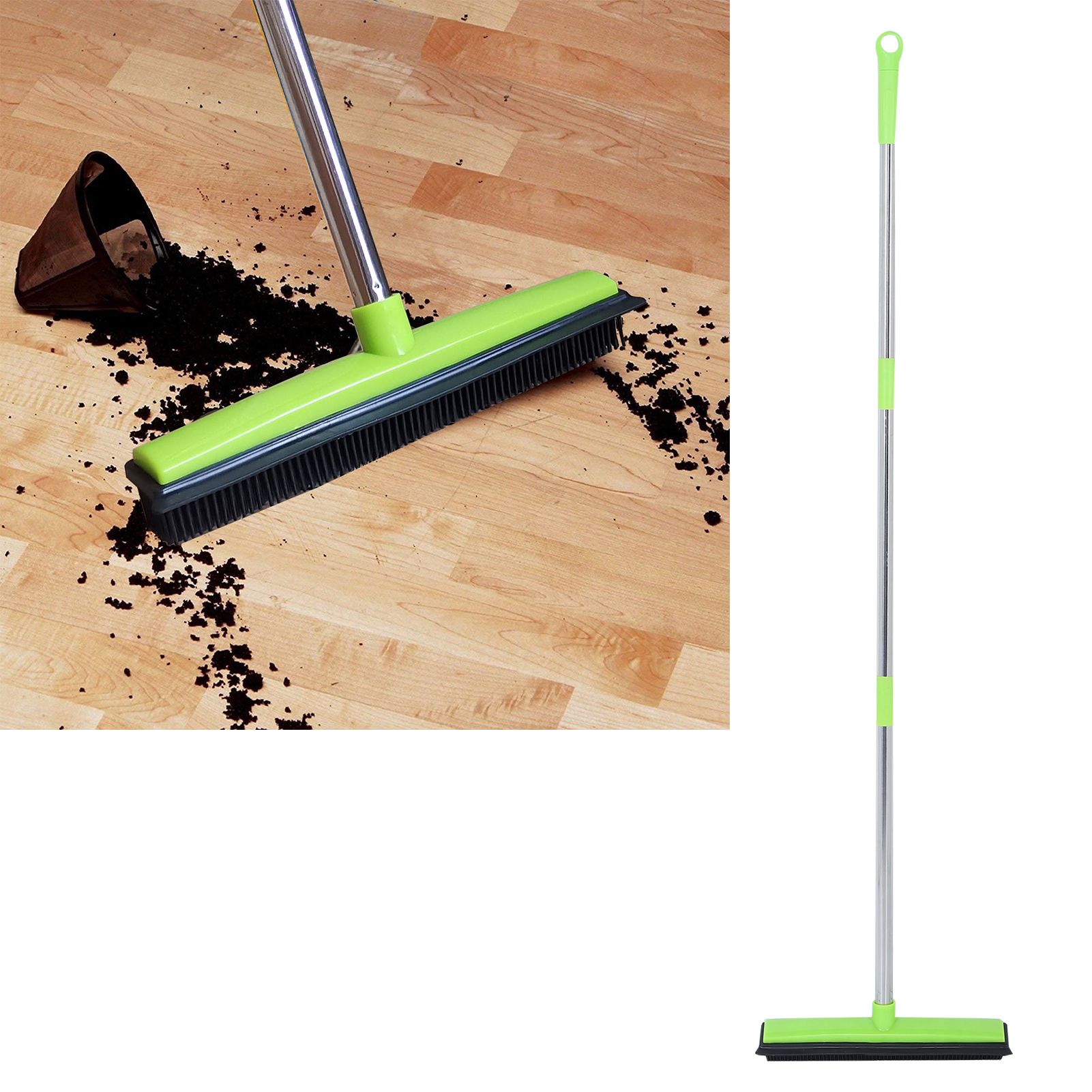 Multifunction Telescopic Floor Carpet Broom Pet Hair Dust Removal Cleaner view 9