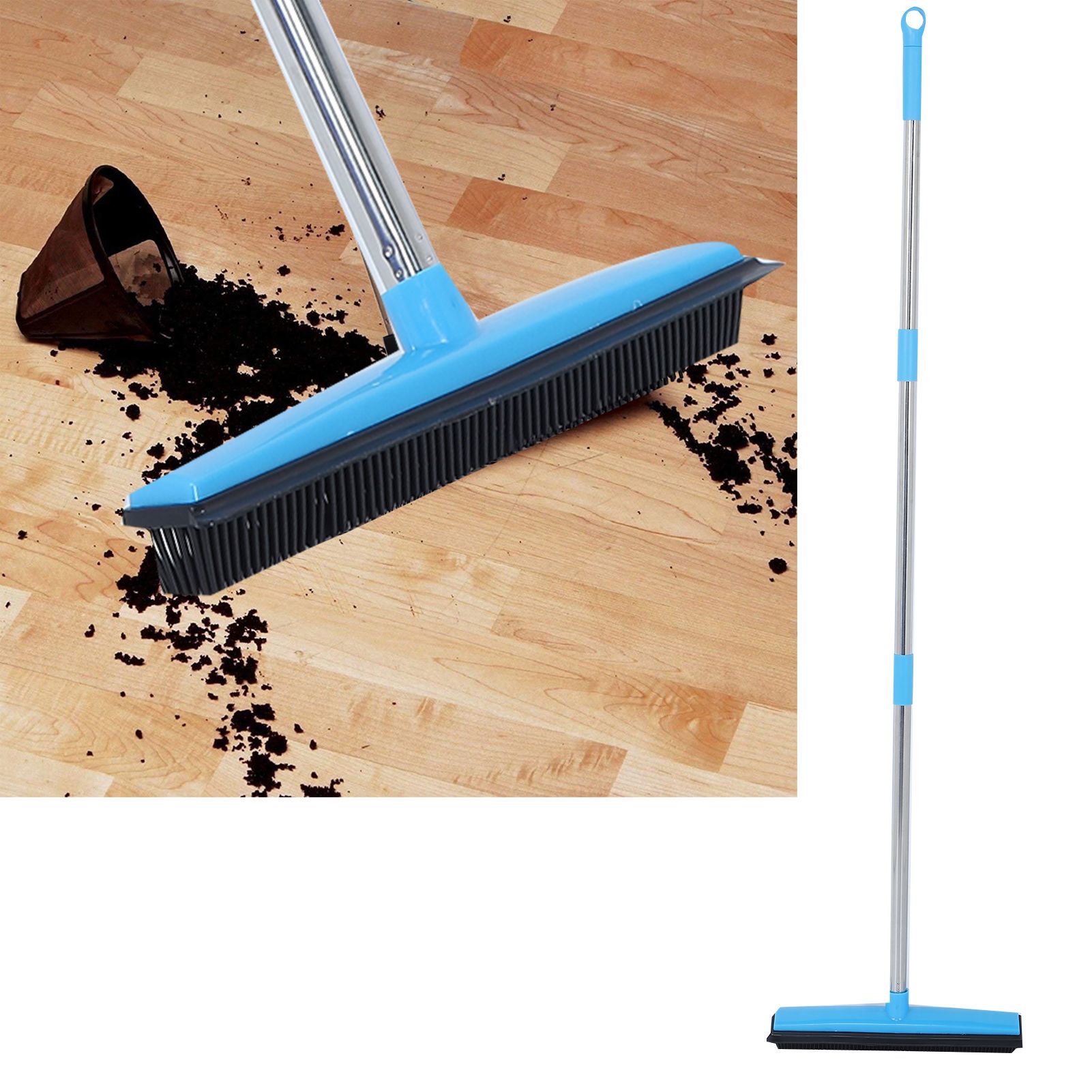Multifunction Telescopic Floor Carpet Broom Pet Hair Dust Removal Cleaner view 9