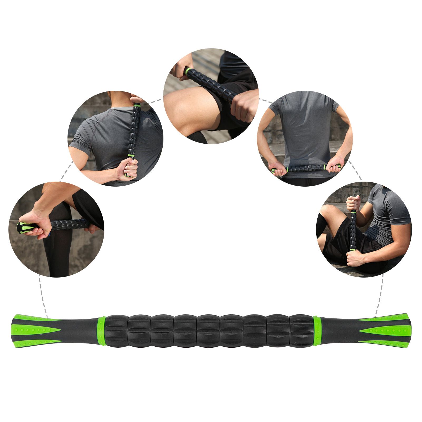 Portable Muscle Roller Massage Stick for Fitness Sports Yoga Physical Therapy view 10
