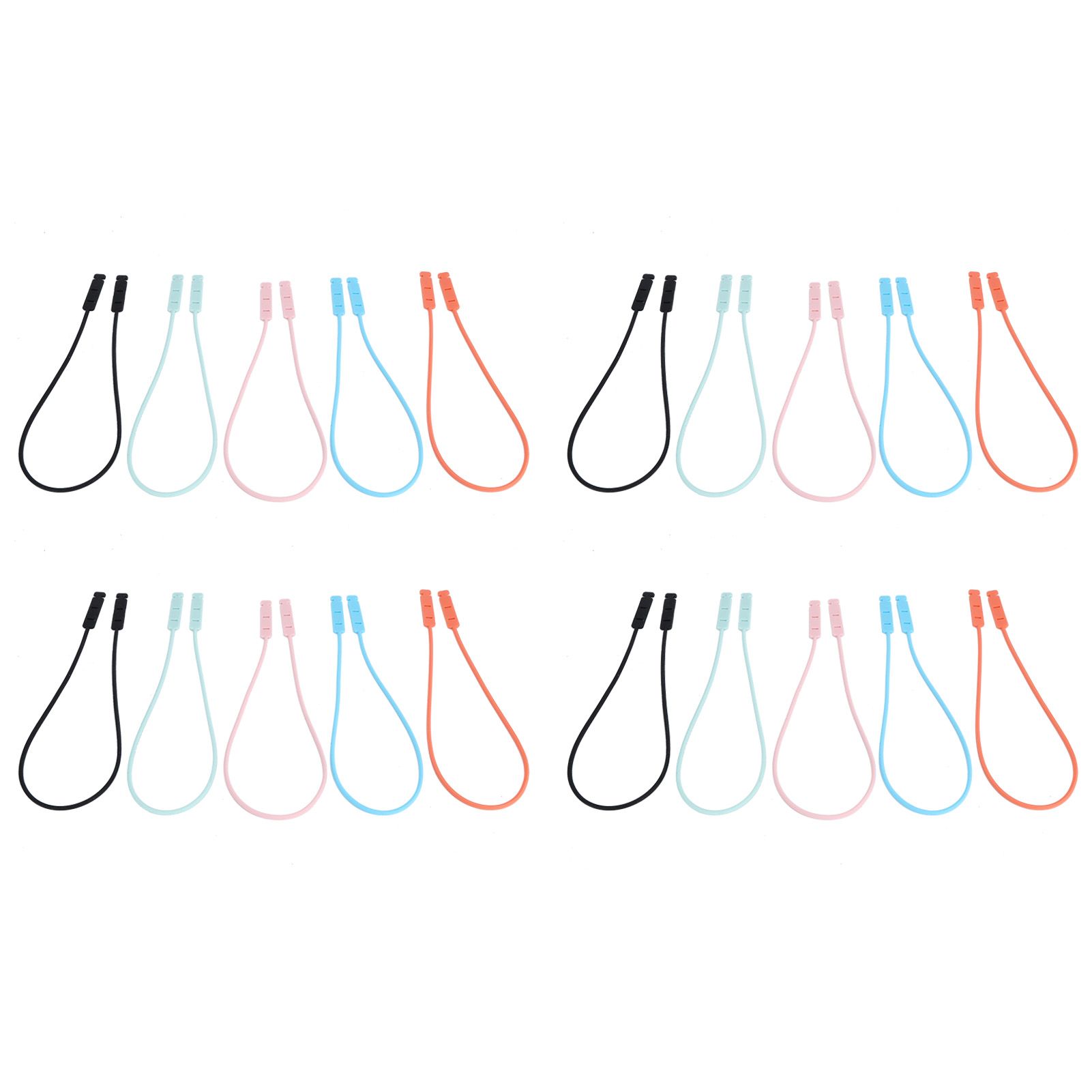 4Set Universal Soft Silicone Elastic MouthMuffle Strap Belt for Doctor Nurse view 4