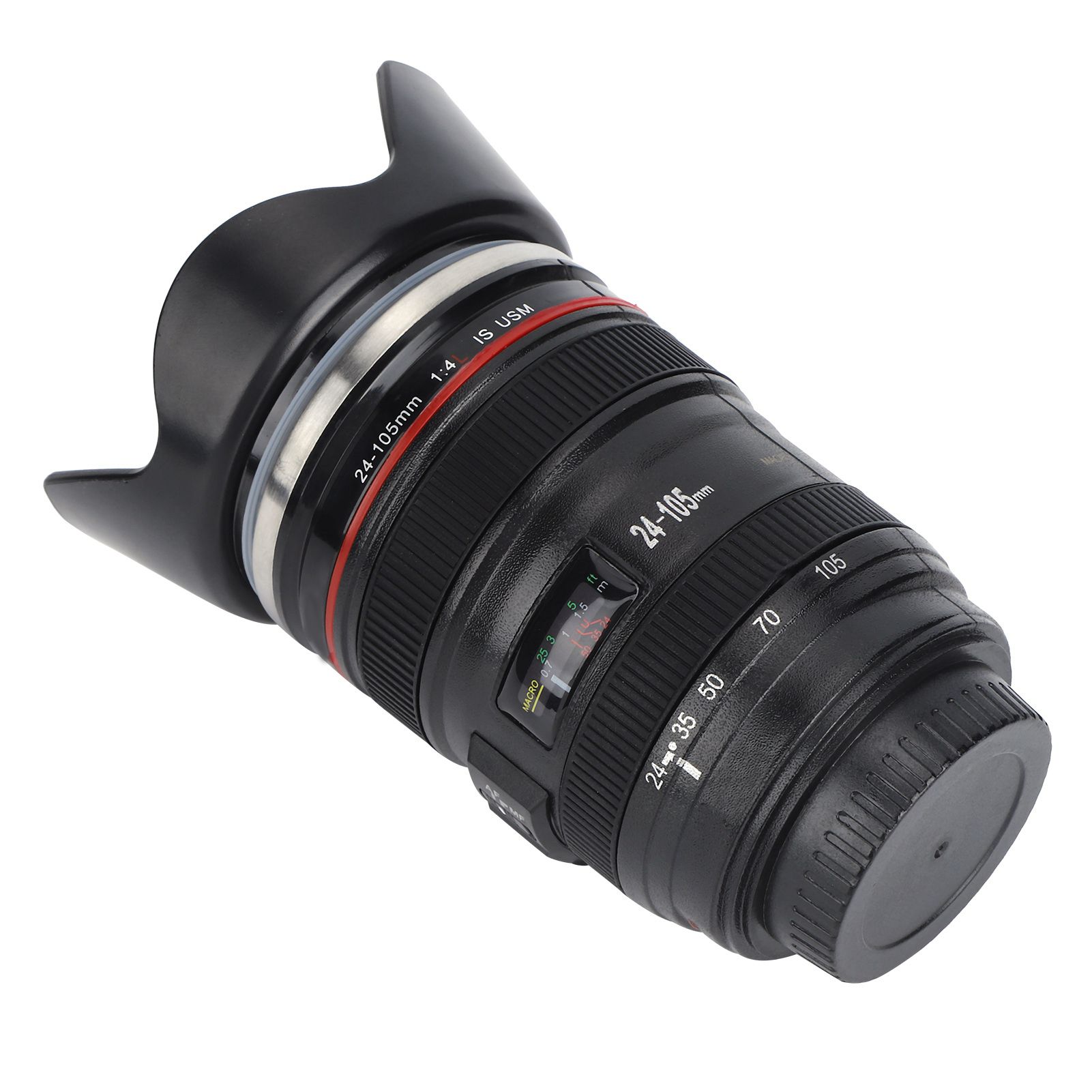 Simulation Camera Lens Cup Stainless Steel Coffee Cup Mugs with Retractable view 5