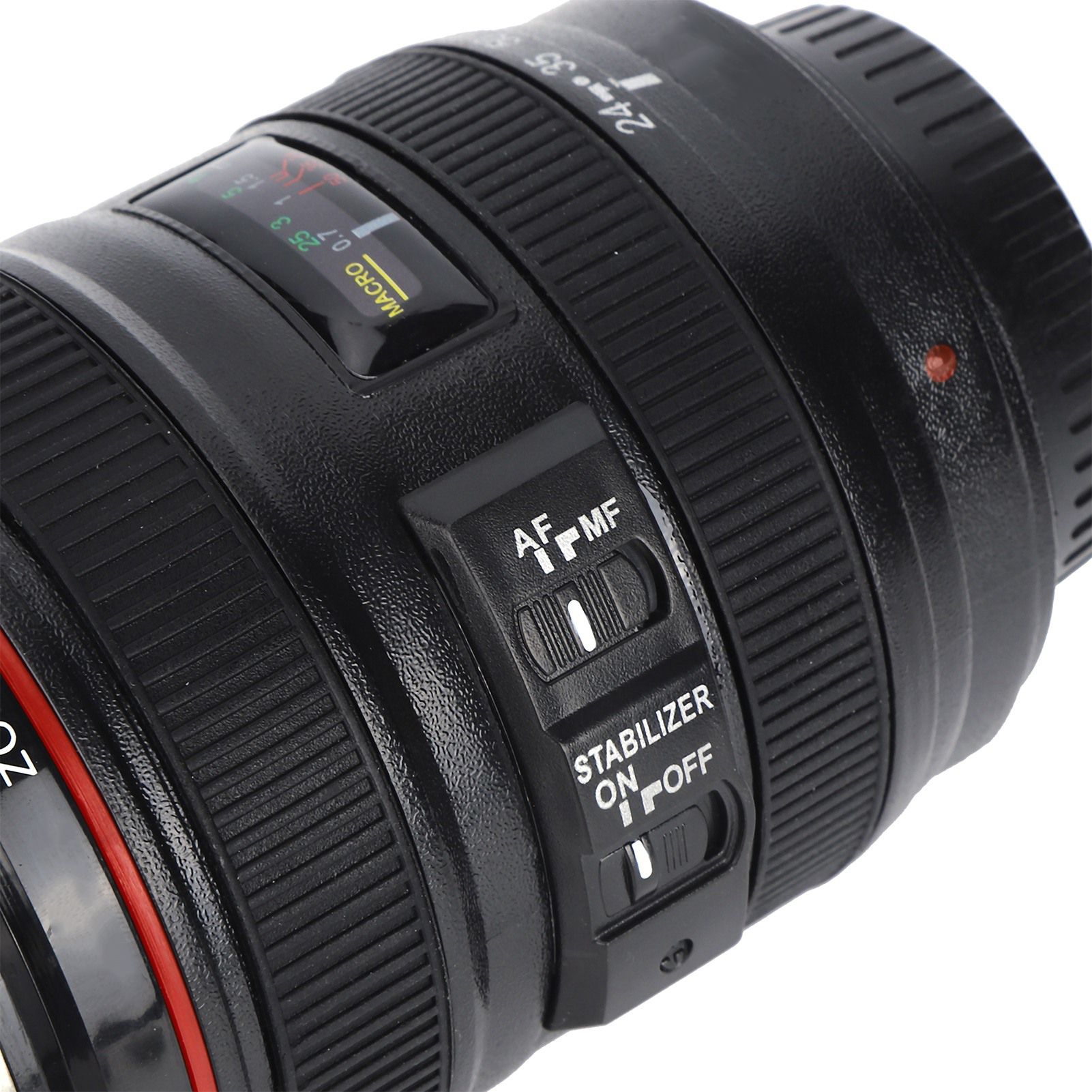 Simulation Camera Lens Cup Stainless Steel Coffee Cup Mugs with Retractable view 12